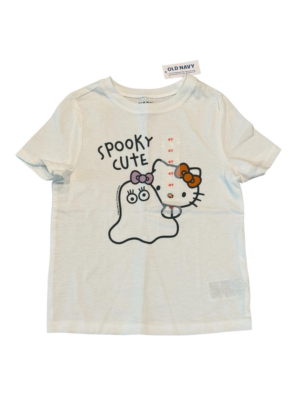 Old Navy "Spooky Cute" Hello Kitty Graphic Tee - White